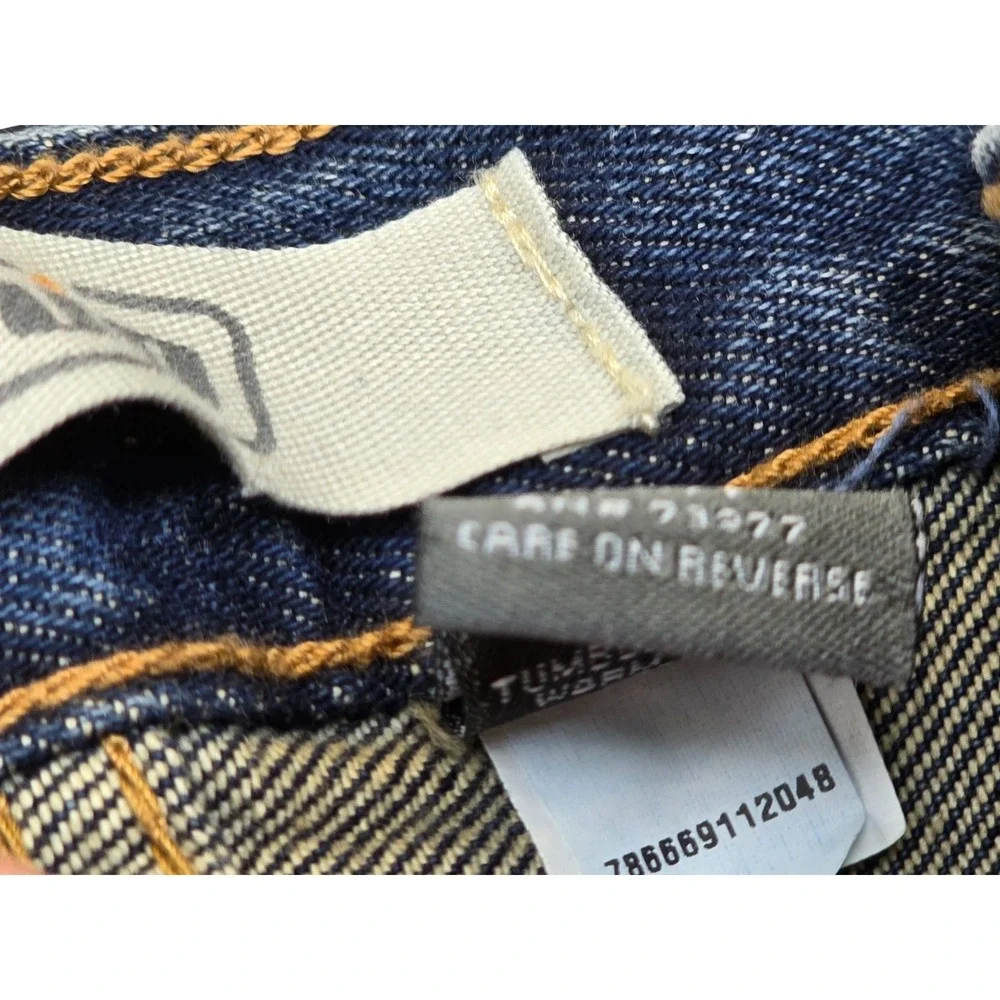 Vintage Urban Pipeline Baggy Jeans Mens 33x30 Dark Blue Grunge Y2K Urban Skate